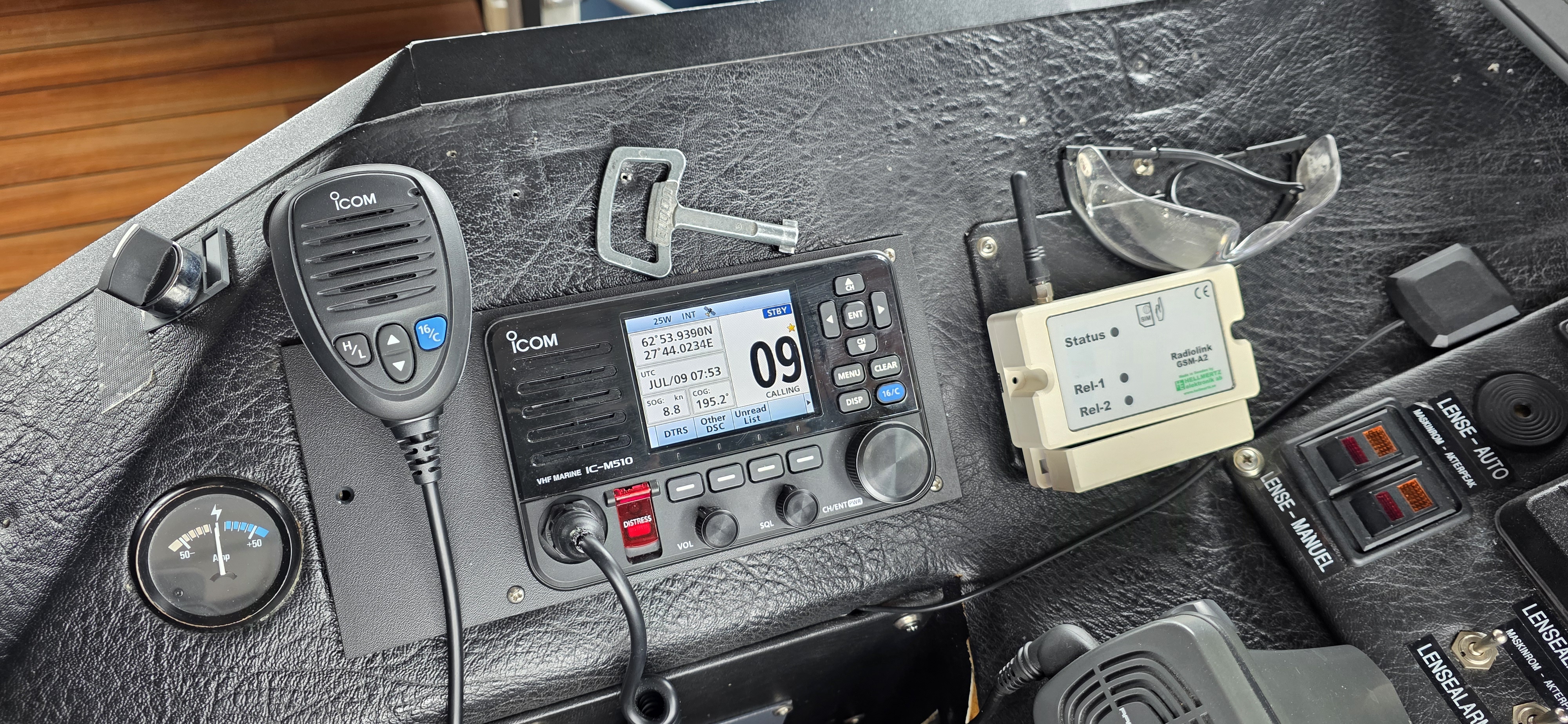 Icom IC-M510 – yhteys vesillä